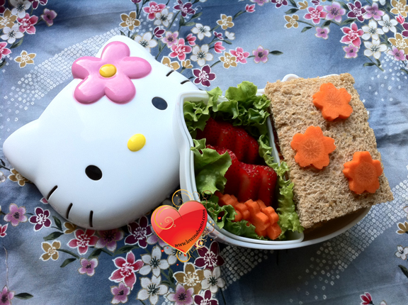 No Frills Bento – Just a Cute Hello Kitty Bento Box